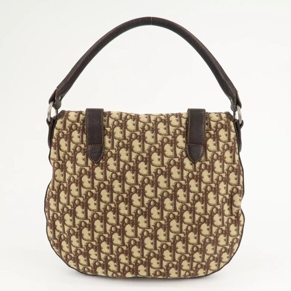 ❤️Authentic Christian Dior Trotter Canvas Leather Shoulder Bag❤️ - Picture 3 of 16